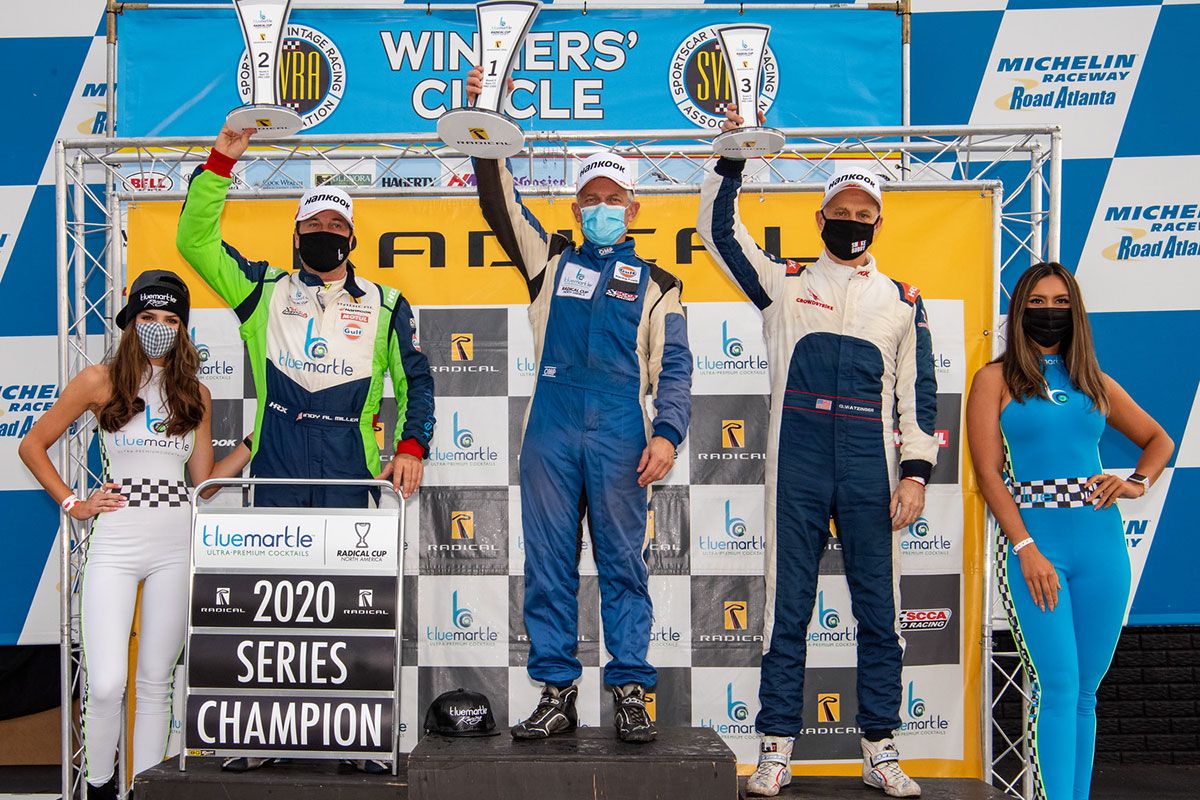 Kemp, Miller, Olson crowned champs while Jenks and Ping score maiden wins during Radical Cup showdown at Road Atlanta