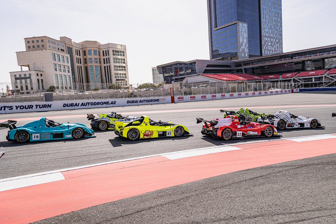 Round 5 of the Gulf Radical Cup at Dubai Autodrome
